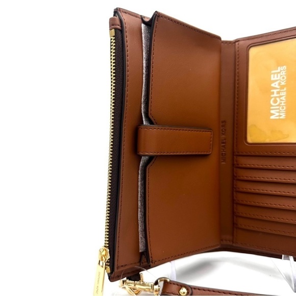 Michael Kors Large Double Zip Wallet
Wristlet Brown/Gold - Picture 9 of 9